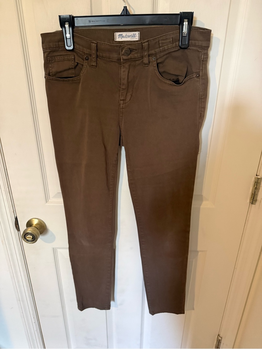 Madewell Women's Brown Skinny Pants